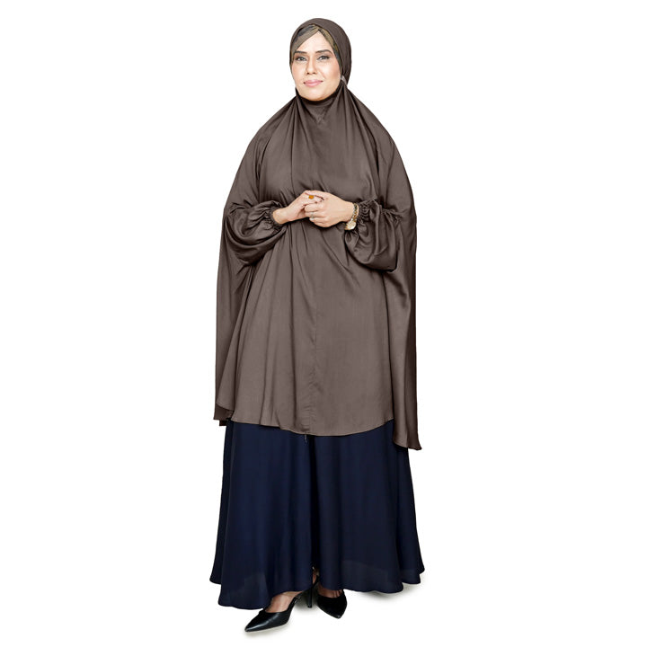 PRAYER SHAWL | BROWN STANDARD â HIJABEAZE