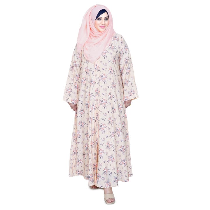 BOTANICAL PEACH GEORGETTE