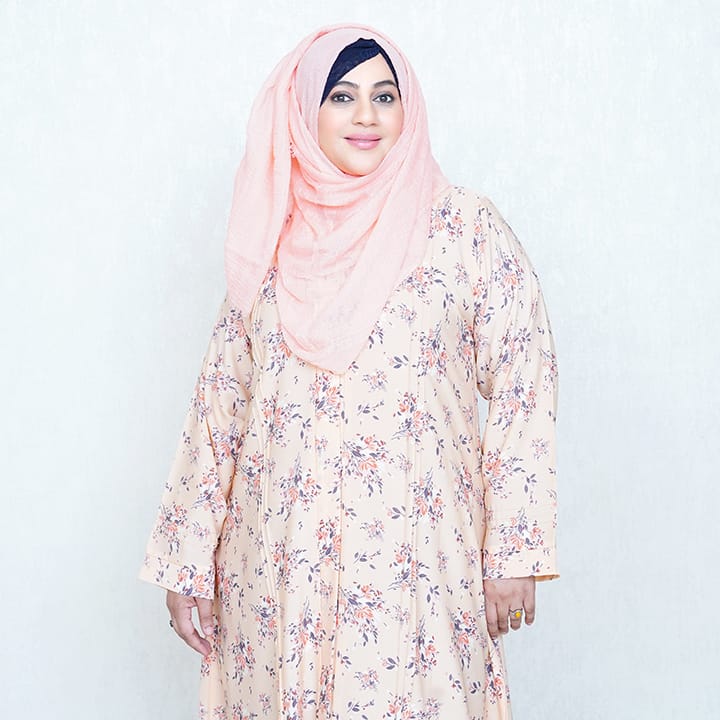 BOTANICAL PEACH GEORGETTE