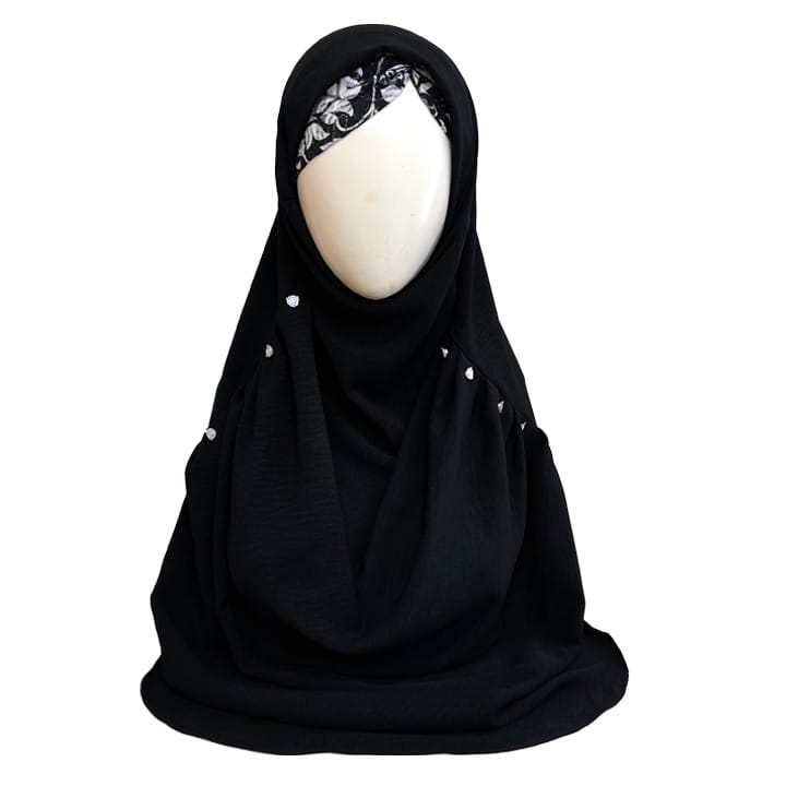 ONYX BLACK- TURKISH GEORGETTE