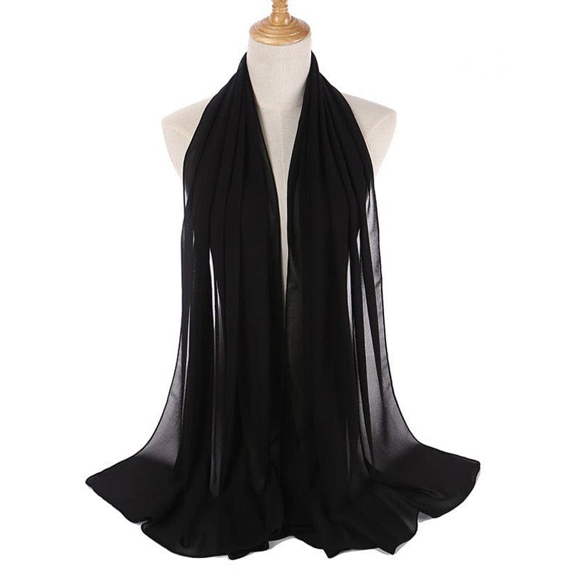 BLACK K-CHIFFON