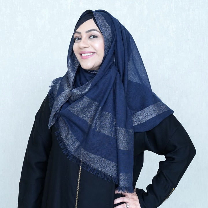 NAVY BLUE SHIMMER BOARDER