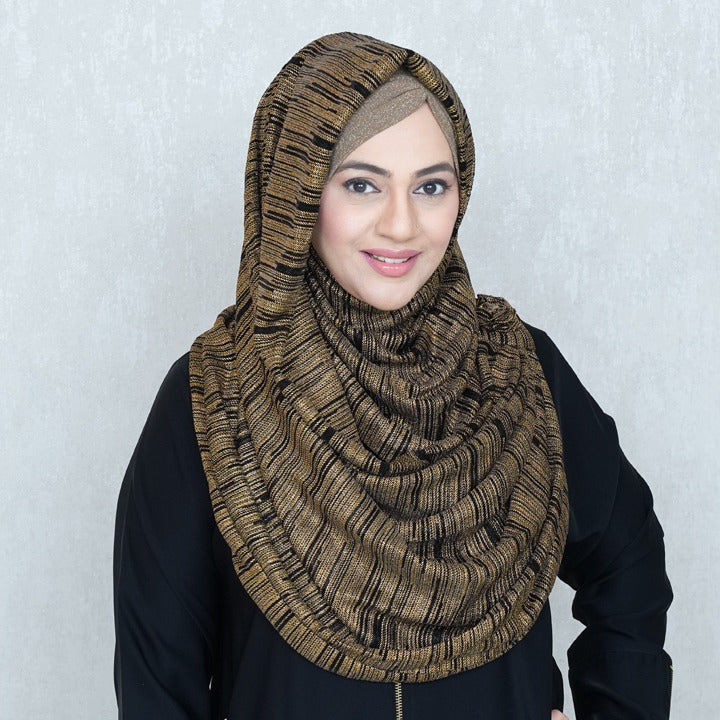 BLACK GOLD - LUREX FABRIC