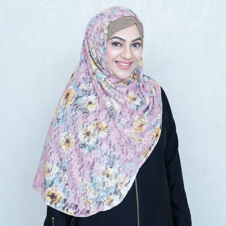 TEA PINK BOUQET - LACE