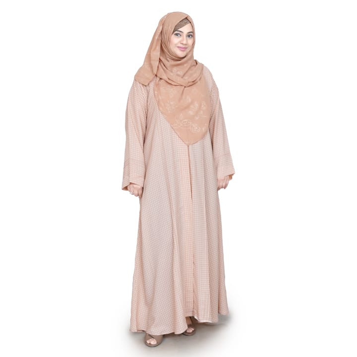 POWEDER PINK STARS - GEORGETTE