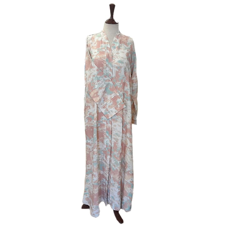 PASTEL PEACH AQUA - GEORGETTE