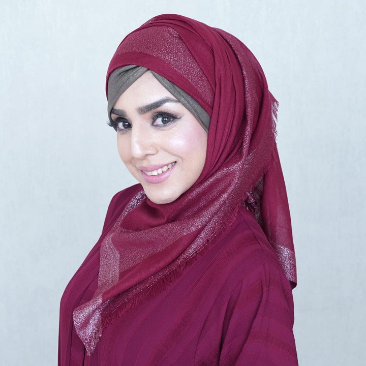 MAROON SHIMMER BOARDER