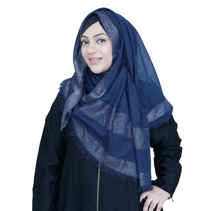 NAVY BLUE SHIMMER BOARDER