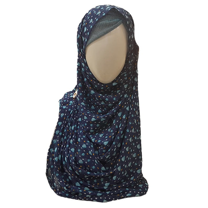 BLUE FEROZI - CHIFFON