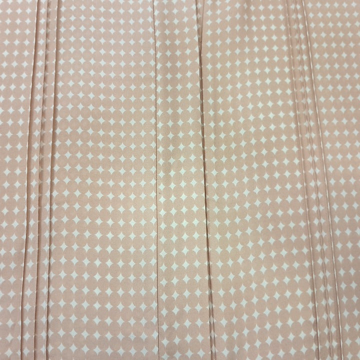 POWEDER PINK STARS - GEORGETTE