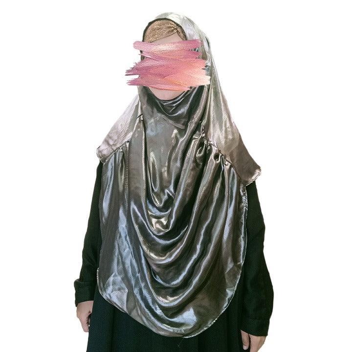 SMOKEY METALLIC - SHIMMER CHIFFON