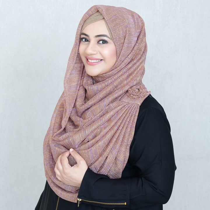 ROSE GOLD - LUREX FABRIC