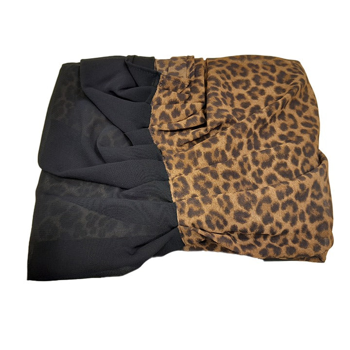 BROWLACK LEOPARD - CHIFFON