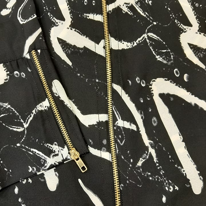 BLITE BRUSH STROKE PRINT - GEORGETTE