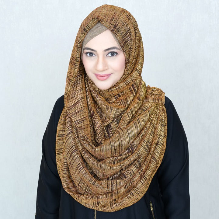 COPPER GOLD - LUREX FABRIC