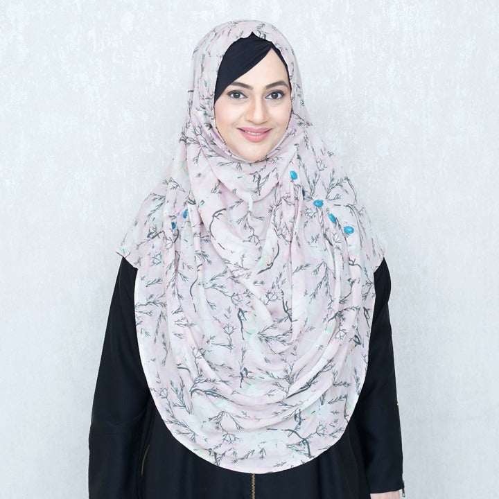 BABY PINK FLORAL - A LAWN