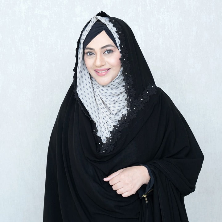 LACE & PEARL - KOREAN CHIFFON