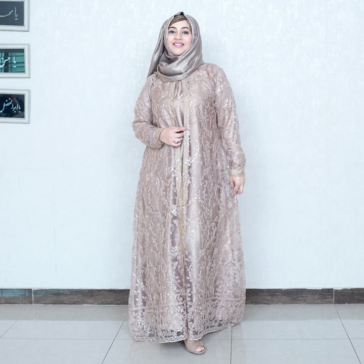 EXQUISITE GOLD LACE FABRIC