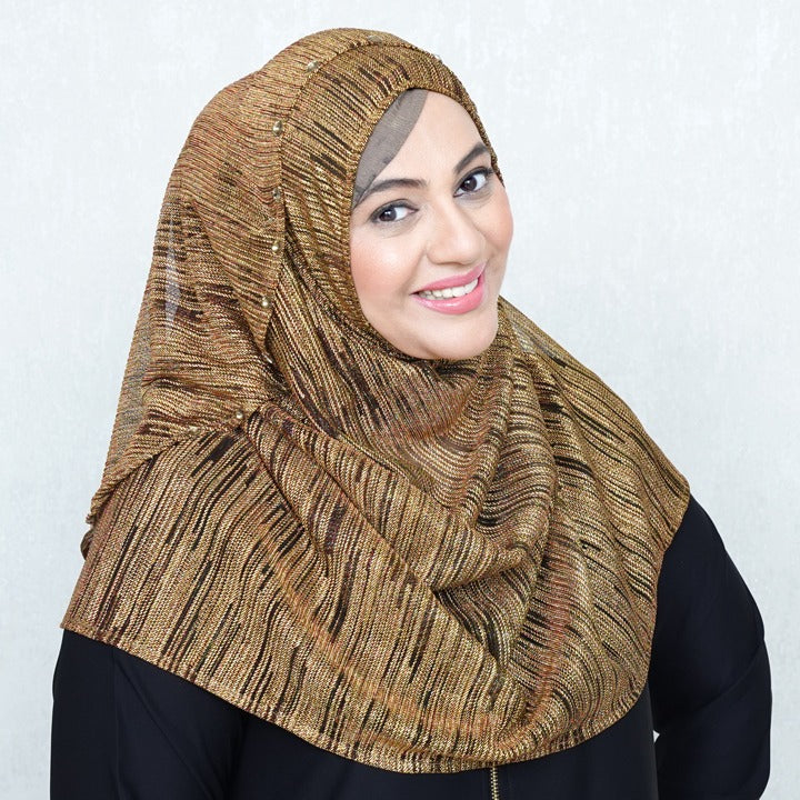 COPPER GOLD - LUREX FABRIC