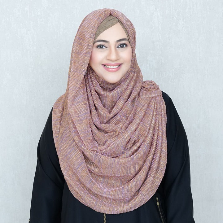 ROSE GOLD - LUREX FABRIC
