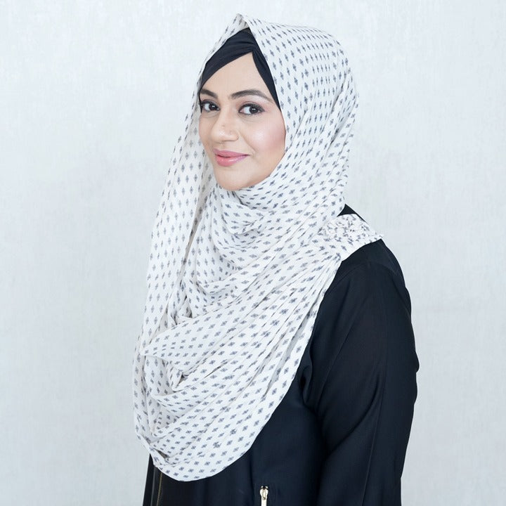 WHITE & BLACK DIAMONDS - CHIFFON