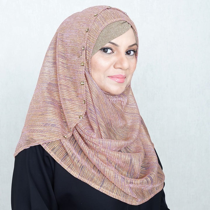 ROSE GOLD - LUREX FABRIC