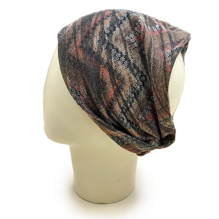 BROWN ZIC ZAC LACE