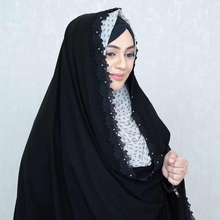 LACE & PEARL - KOREAN CHIFFON