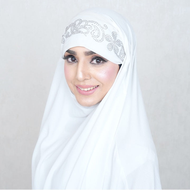 PEARL WHITE - TURKISH GEORGETTE
