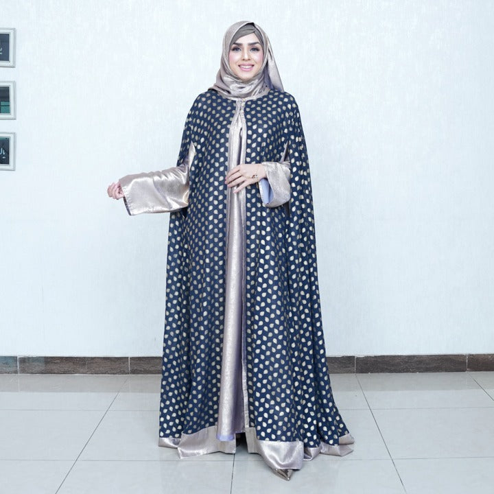 BLUE & GOLD - CHIFFON