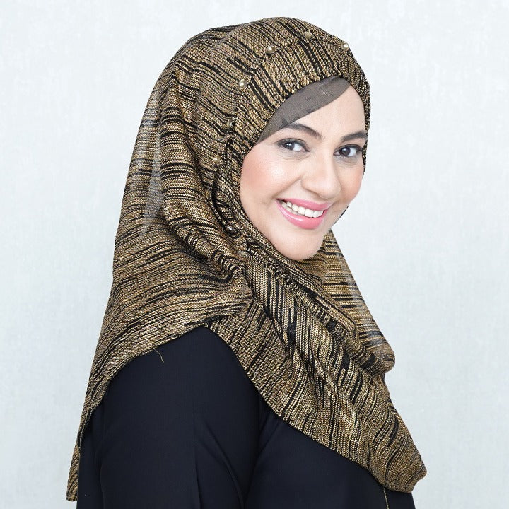 BLACK GOLD - LUREX FABRIC