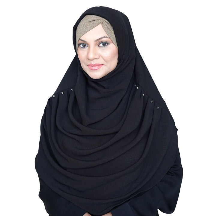 ONYX BLACK- TURKISH GEORGETTE