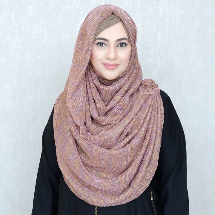 ROSE GOLD - LUREX FABRIC