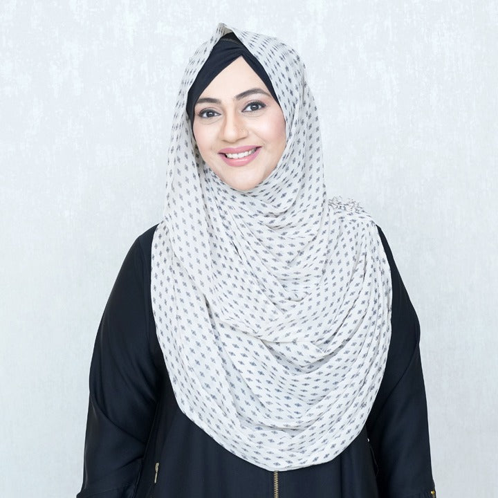 WHITE & BLACK DIAMONDS - CHIFFON