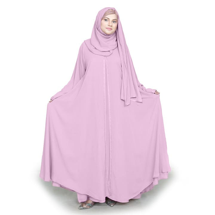 TEA PINK K-CHIFFFON WITH DIAMONTEAZE