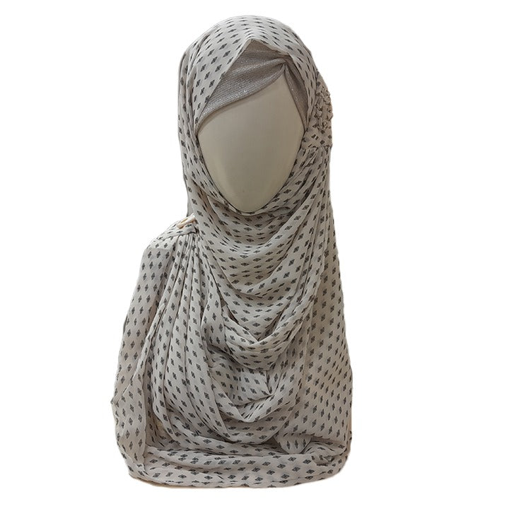 WHITE & BLACK DIAMONDS - CHIFFON