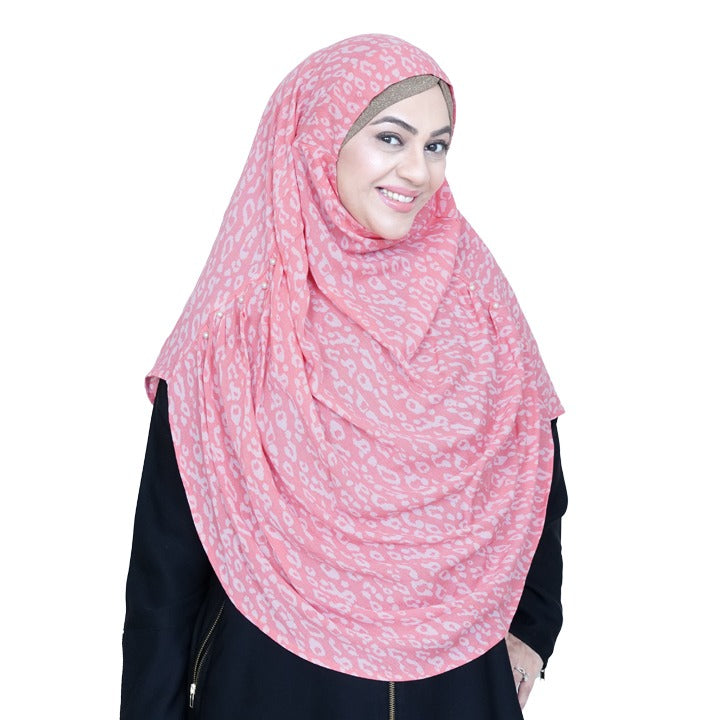 PEACH LEOPARD - ARABIC LAWN