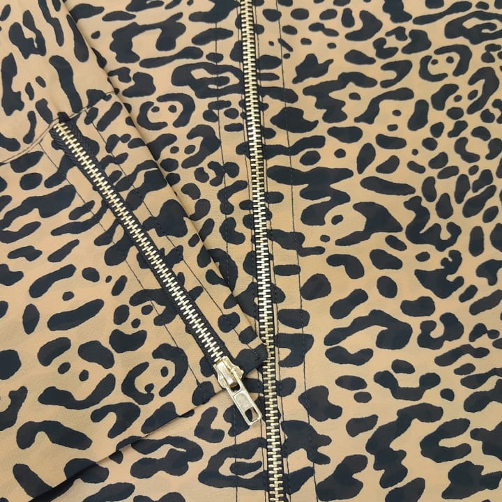 CHOCCO BLACK LEOPARD - GEORGETTE