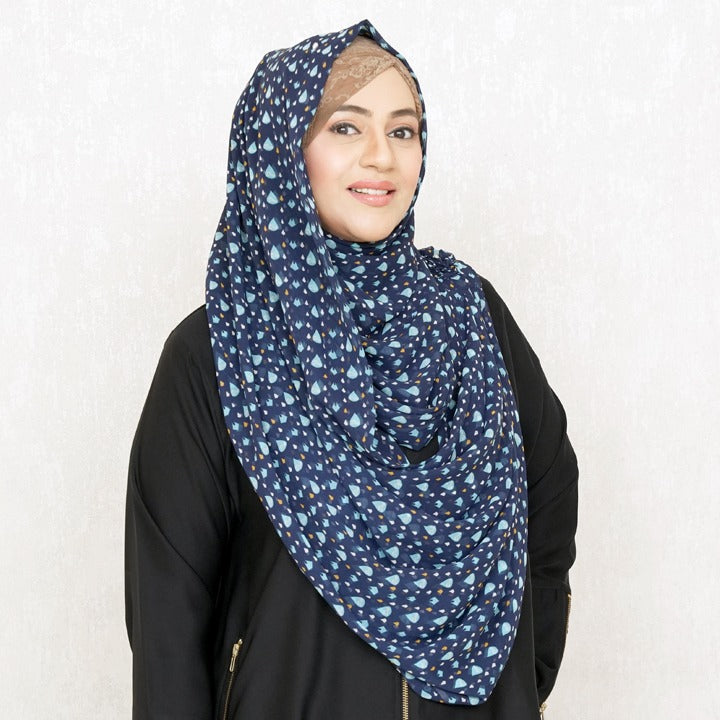 BLUE FEROZI - CHIFFON