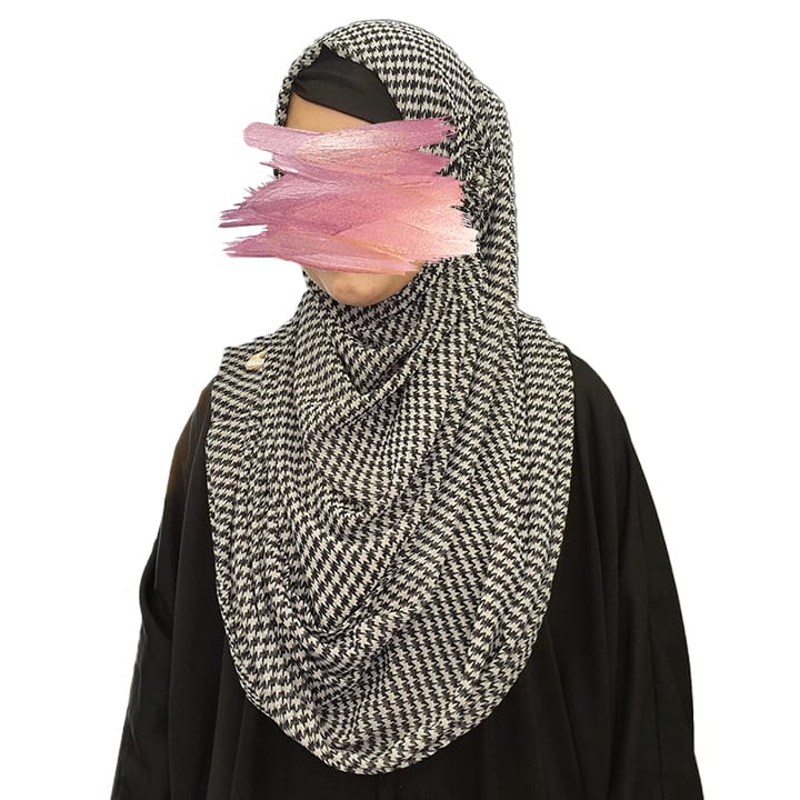 BLITE HOUNDTOOTH - CHIFFON