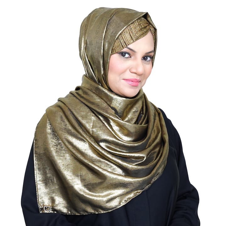 METALLIC BRONZ - MARBLE SHIMMER PURE SILK