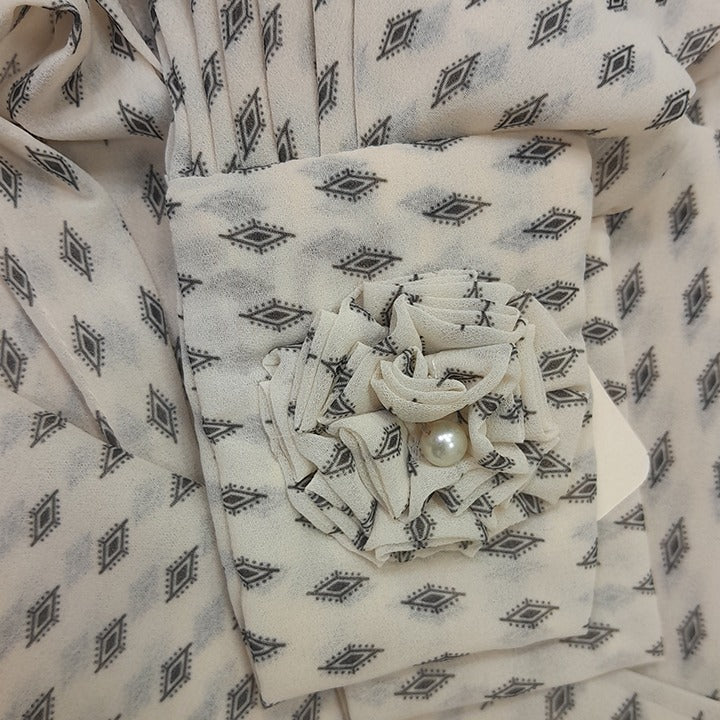 WHITE & BLACK DIAMONDS - CHIFFON