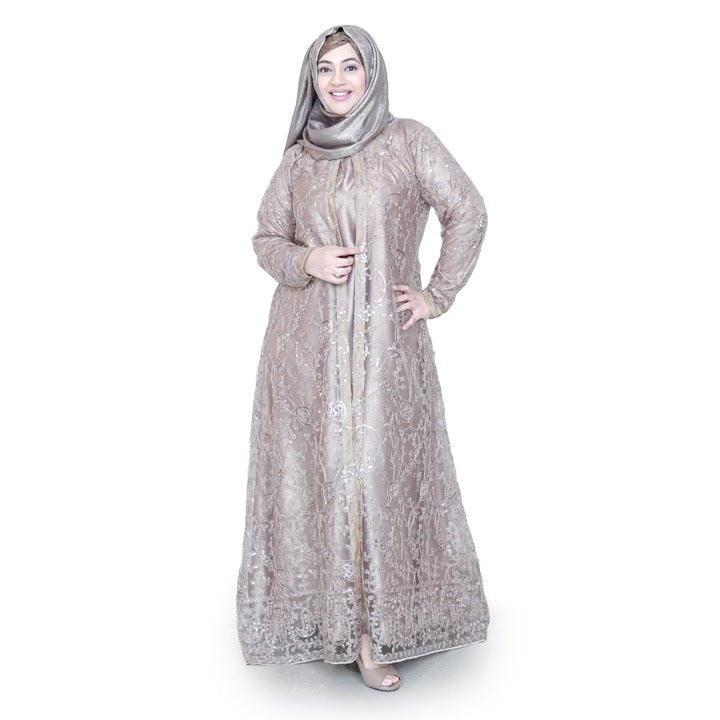 EXQUISITE GOLD LACE FABRIC
