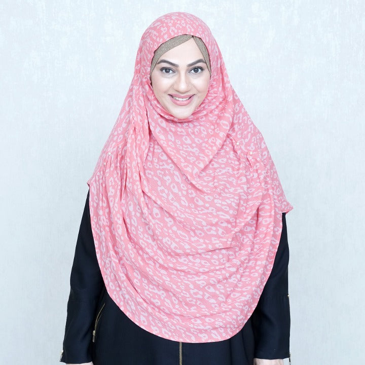 PEACH LEOPARD - ARABIC LAWN