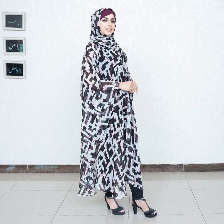 BLACK & WHITE PRINTED