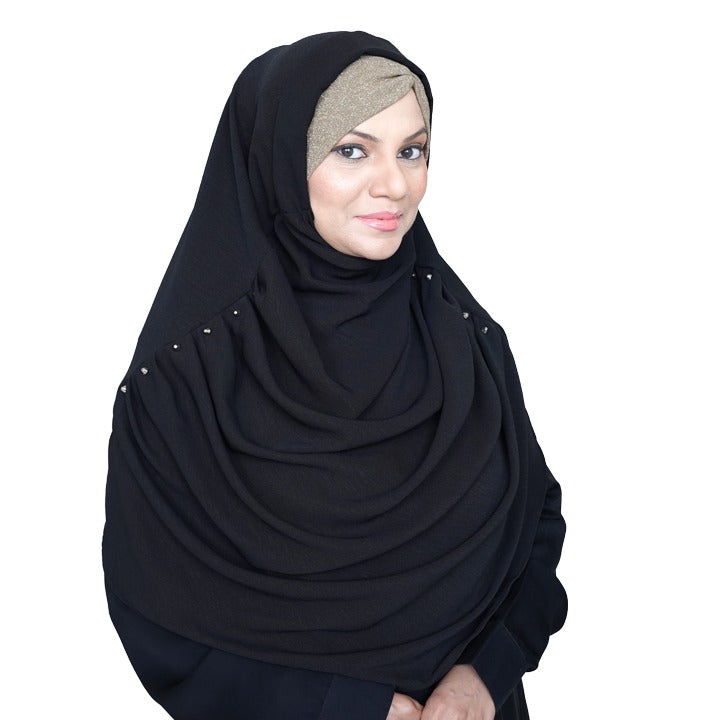 ONYX BLACK- TURKISH GEORGETTE