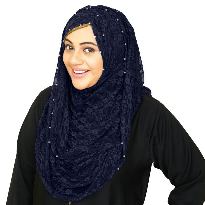 NAVY BLUE LACE