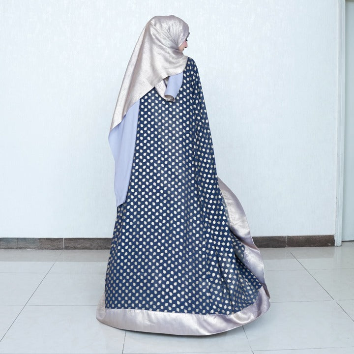 BLUE & GOLD - CHIFFON