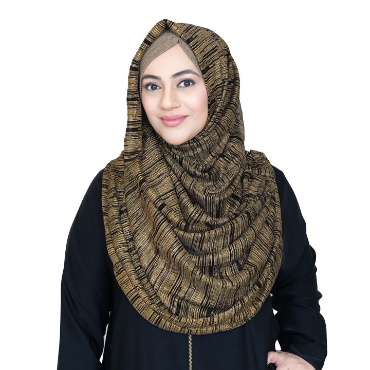 BLACK GOLD - LUREX FABRIC