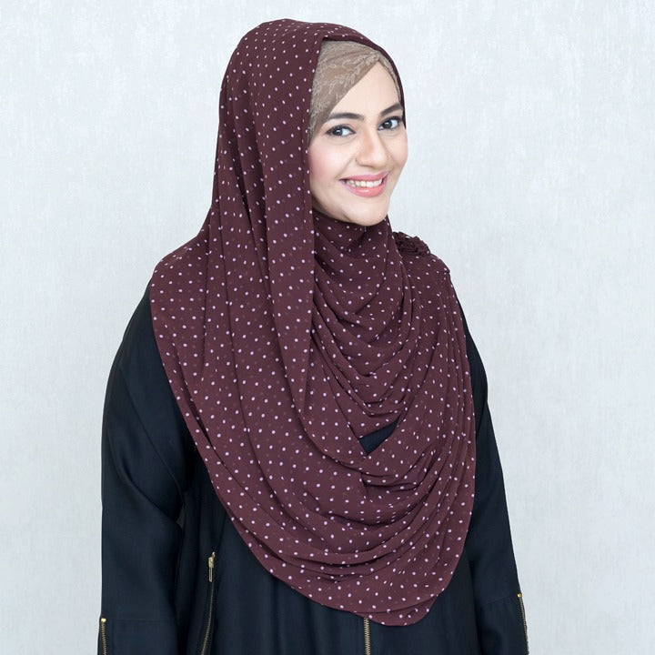 CHOCOLATE POLKA - CHIFFON